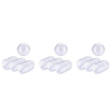 72 Balls/Batch DIY 80mm Christmas Tree Hanging Transparent Transparent Plastic Filled Ornament