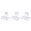 72 Balls/Batch DIY 80mm Christmas Tree Hanging  Transparent  Transparent Plastic Filled  Ornament 1