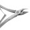 Nail Cuticle Nipper with Trimmers Pusher Pack of 3 Manicure Scraper Tool 8