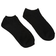 6 pairs White + 6 pairs black Sport Socks Men Cotton Rich