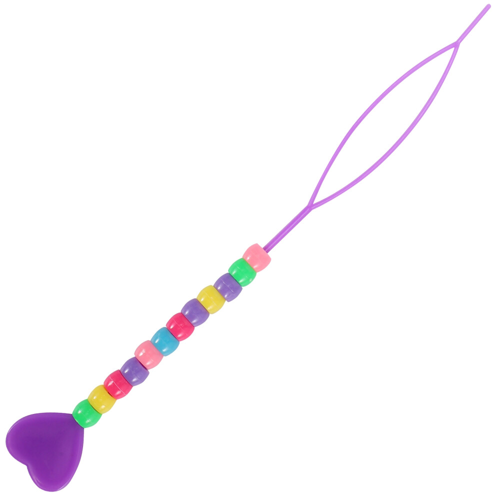 Unisex Lady Colorful Plastic Beads Decor Hair Braid Ponytail Maker Styling Tool