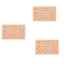 3X New Skin Suture Training Kit Pad Suture Training Kit Suture Pad Trauma Accessories for Practice and Training Use