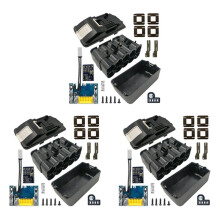 3X BL1830 10x 21700 Battery Case PCB Charging Protection Circuit Board Shell Box BL1860 for 18V 3.0Ah 9.0Ah House