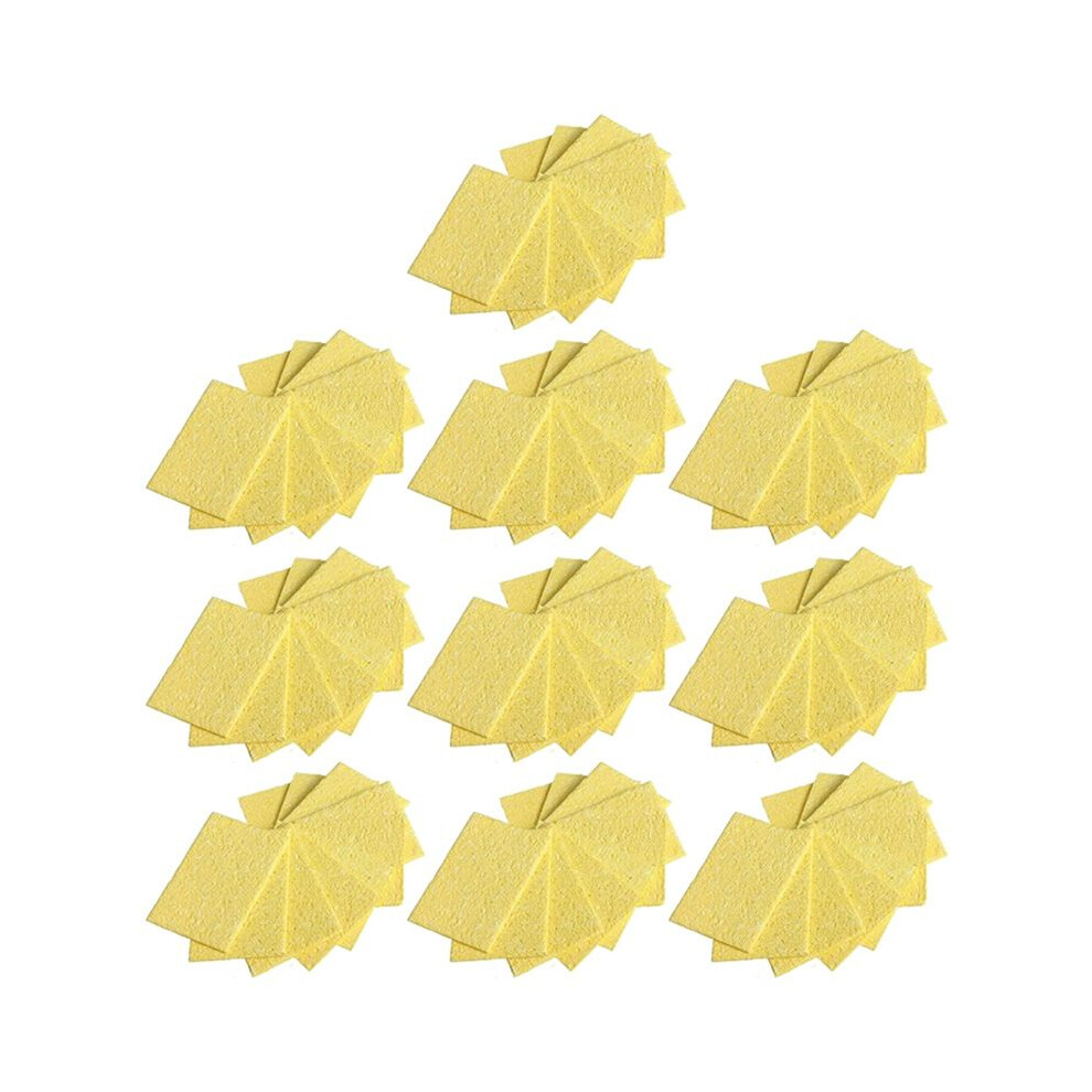 1000Pcs Soldering Iron Solder Tip Welding Cleaning Sponge Soldering Iron Sponge Pad Replacement Sponges Cleaning Pads 4761068249164