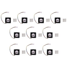 10X für Jetson Kühlung Lüfter 5 V, 4PIN Rückwärtssicherung, PWM Geschwindigkeit Einstellung, Starke Kühlung Luft
