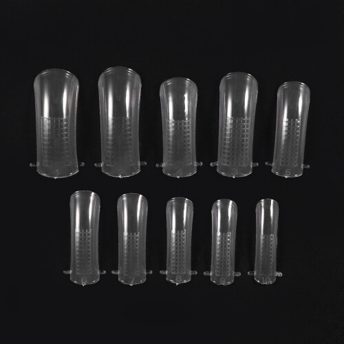 100pcs/Box Quick Building Mold False Tips Nail UV Extension Builder DIY 2