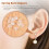 300 Pcs Replacement Clear Soft Plastic Earring Back Caps 7