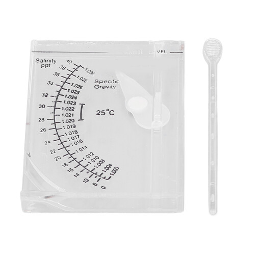Aquarium Salinity Tester Hydrometer 1.000–1.030 Specific Gravity