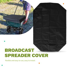Broadcast Spreader Cover 420D Waterproof Broadcast Spereader Cover for Lawns and Most Lawn Spreader