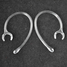 2 New Clear High Quality Ear Hooks Headset