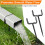 Downspout Bracket,Heavy Duty Size-Adjustable Storm-Proof Downpipe Bracket,Easy Install,for Lawn,Yard & Industrial Use 1