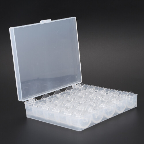 25 Pieces x Sewing accessories Plastic Bobbin Spools Thread Rope + Box packing for Sewing Machine 2