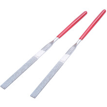 Plastic coating 3 x 140 mm Handle double both sides of diamond set of flat files set of 10 pieces