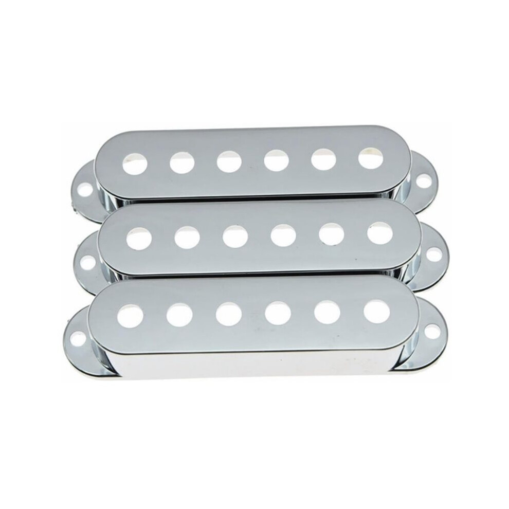 3Pcs Guitar Single Coil Pickup Covers 48Mm/50Mm/52Mm Brass Guitar Pickup Covers Electric Guitar Pickup Accessories 6032234196031