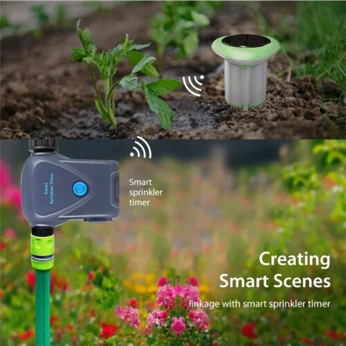 Wireless App Remote Control Waterproof IP66 Solar Soil Temperature and Humidity Moisture Sensor 2