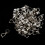 50 PC Entdeckungen Bail Connector Bale Pinch Clasp Anhänger (Silber) 5