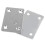 60mm x 38mm Flat Repair Mending Plate Joining Bracket Support 8pcs 5