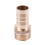 Golden Brass 1/2 inch Pipe Coupling 16mm Bolt Thread Water Pipe Hose End 3