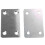 60mm x 38mm Flat Repair Mending Plate Joining Bracket Support 8pcs 6