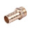 Golden Brass 1/2 inch Pipe Coupling 16mm Bolt Thread Water Pipe Hose End 7