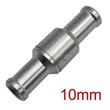 3 Pcs 8mm Check Valve Brake Servo Booster No Return Inline One Way Valve Non Return Valve Vacuum Hose Aluminum Valve