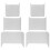 Acrylic Display Risers, Clear Rectangle Stands Shelf for Display 18Pcs 4