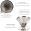 2X pour Over Coffee Dripper Reusable Drip Cone Coffee Filter Portable pour Over Coffee Maker Home Office Camping 4
