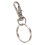 120 Pieces Key Ring Clip Hooks Twist Locks Lanyard Snap Hooks with Split Key Rings (Silver) 2