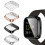 Case with Screen Protector 4 Pack, Full Coverage TPU Bumper, 4 Color Options for Fitbit Versa 2 1