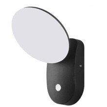 12W Aluminium Außenwandleuchte mit Bewegungsmelder, IP65 Wasserdicht für Gartenbeleuchtung