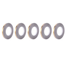 5 Pcs 50 Meter Gold Self-Adhesive Stickers Waterproof Tile Wall Tile Space Sealing Tape Strip Stickers Decals Home Decor