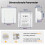 Tuya WiFi  Light  App Remote Control with for Alexa  Home Route 3 Gang 10