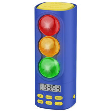Nieuwe Digitale Timer voor Kinderen met Visuele Weergave, Signaallampje, LCD-Display, Tijdmanagementtool, 200 Minuten Aftelstopwatch B
