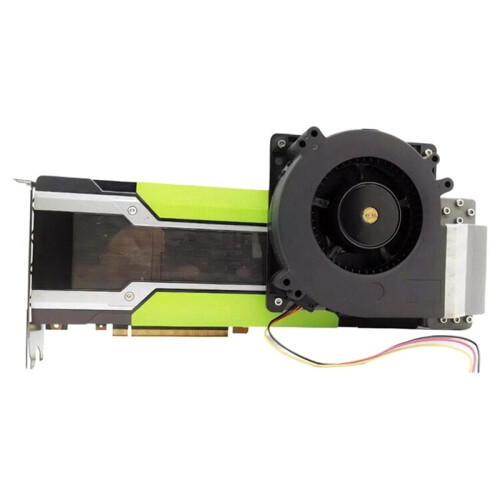 P40 P100 M40  Card Upgrade: Complete Active Cooling Fan Assembly (12CM)