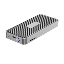 USB4.0 80Gbps M. 2 Nvme SSD Enclosure Docking Station with Cooling Fan for 5/4/3