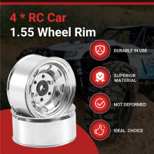 4 StüCk 1,55 Metall Beadlock Rad Felgen Nabe für 1/10 RC Crawler Auto Axial Jr 90069 RC4WD D90 TF2 CC01 LC70 MST,5