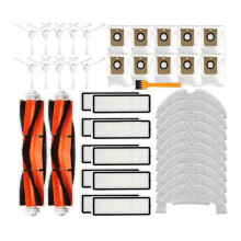 For L10 / Z10 Pro/ D10 RLS3D Robot Vacuum Cleaner Parts, Main Side Brush,Filter, Mop Cloth,Dust Bag