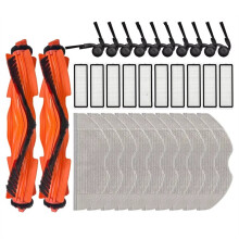 For  S40 / OV81 Robot Vacuum Cleaner Accessories Main Side Brush Mop Cloth Filter Replacement Spare Parts