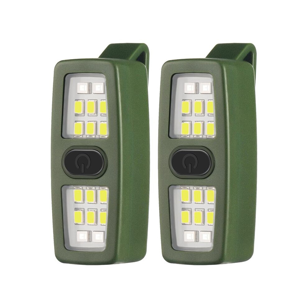 Photos - Climbing Gear Small Rechargeable LED Flashlight, Running Clip Lights Gift for Runners, Safety Bike Lights for Dog Walking At Night