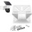 Security Camera Wall Mount with DualSide Coverage, Aluminum PTZ Bracket for Outdoor Corner 3