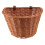 Retro, Handmade, Wicker Bicycle Front Basket with Leather Straps 9