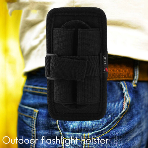 Outdoor Flashlight Cover Durable Nylon Flashlight Set Pu360 Degree Rotatable Clip Belt Carrying Case Adjustable Size Flashlight Set 1