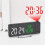 Multifunctional Clock Temperature and Humidity Projection Alarm Clock LED Mirror Clock with Data Projection 1