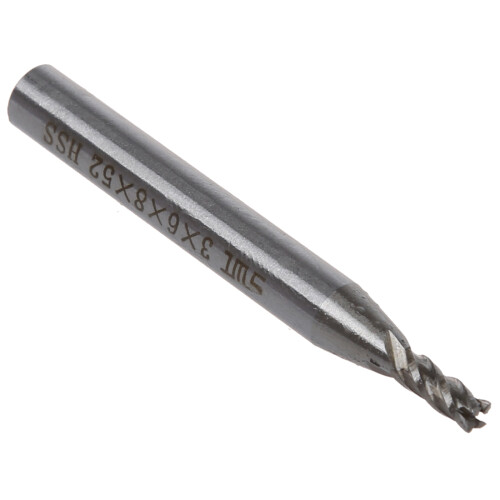 HSS 4 Flute 3mm x 6mm Shank End Mills 2