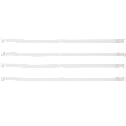 2 Pairs Adjustable Soft Plastic Transparent Shoulder Bra Band Straps