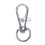 10pcs silver hooks 12mm x 30mm swivel trigger 5
