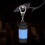 1 pcs USB  Torch Flashlight LED Portable Rechargeable with door key chain 3