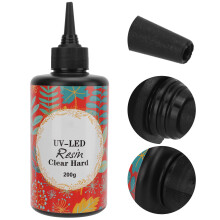 UV-Harz 200g Hochtransparenz, Anti-Gelbstellung, Schnellhärtend, Epoxidharz, DIY-Schmuck