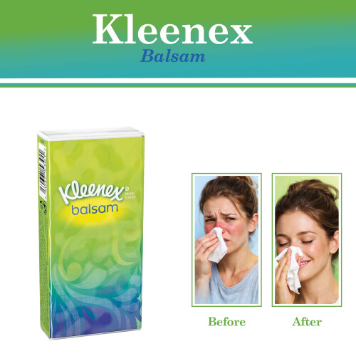 Kleenex Kleenex Balsam Pocket Tissues 18 Packs 2