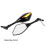 Motorcycle Modified 10mm Universal Rearview Mirror with Turn Signal Light LED Rear View Mirror with Light Side Mirror,A 3